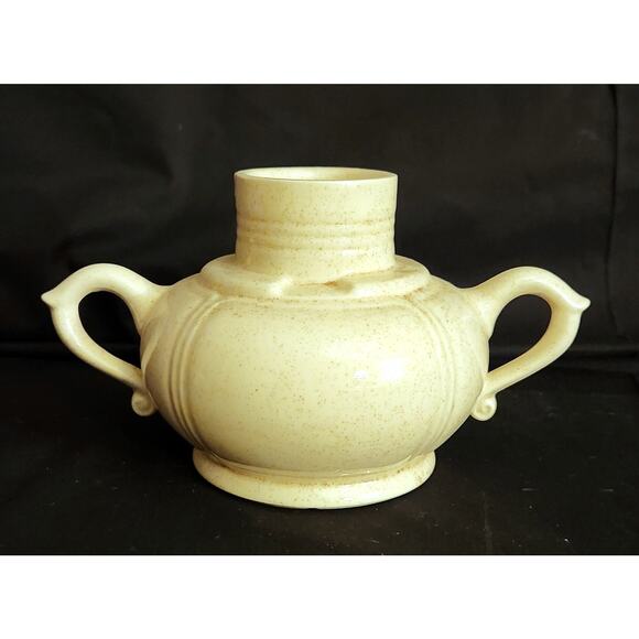 Mccoy Other - McCoy Candle Hurricane Ornamental Lamp Vintage Cream Speckled No Globe